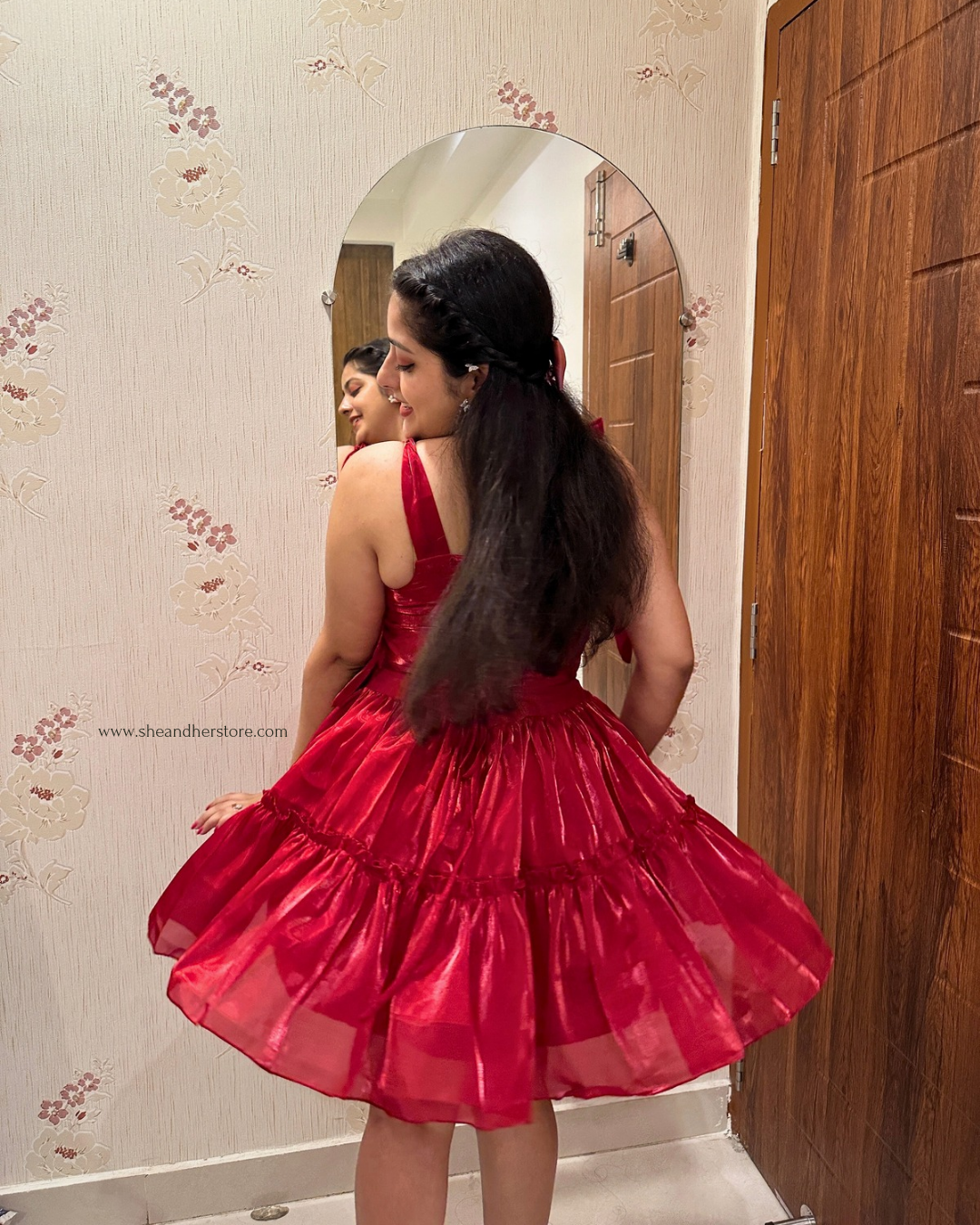 MERLE Puff Mini Dress