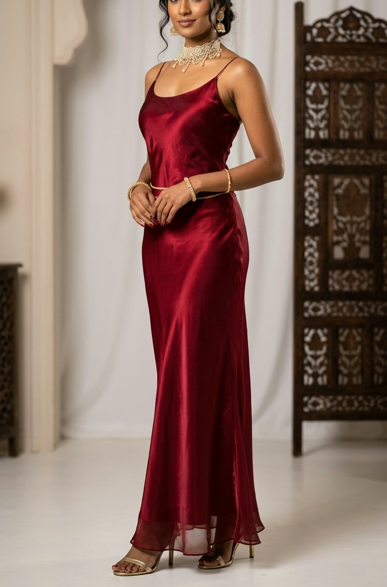 THE SCARLETT Red Maxi Dress