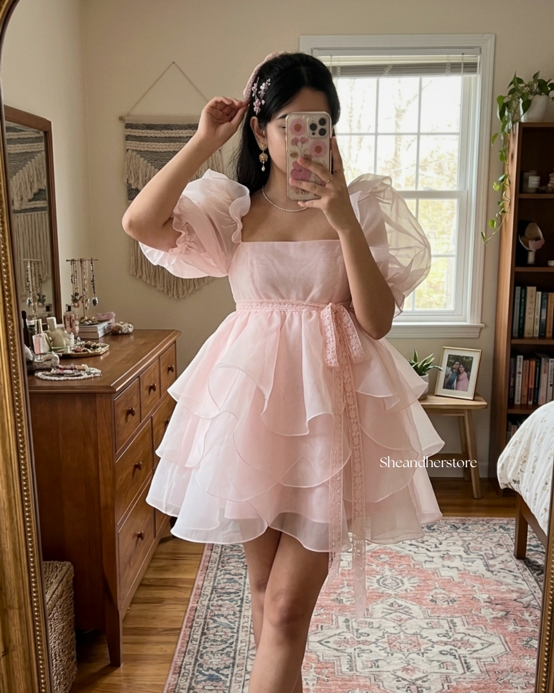 Baby Pink Fairytale Mini Dress