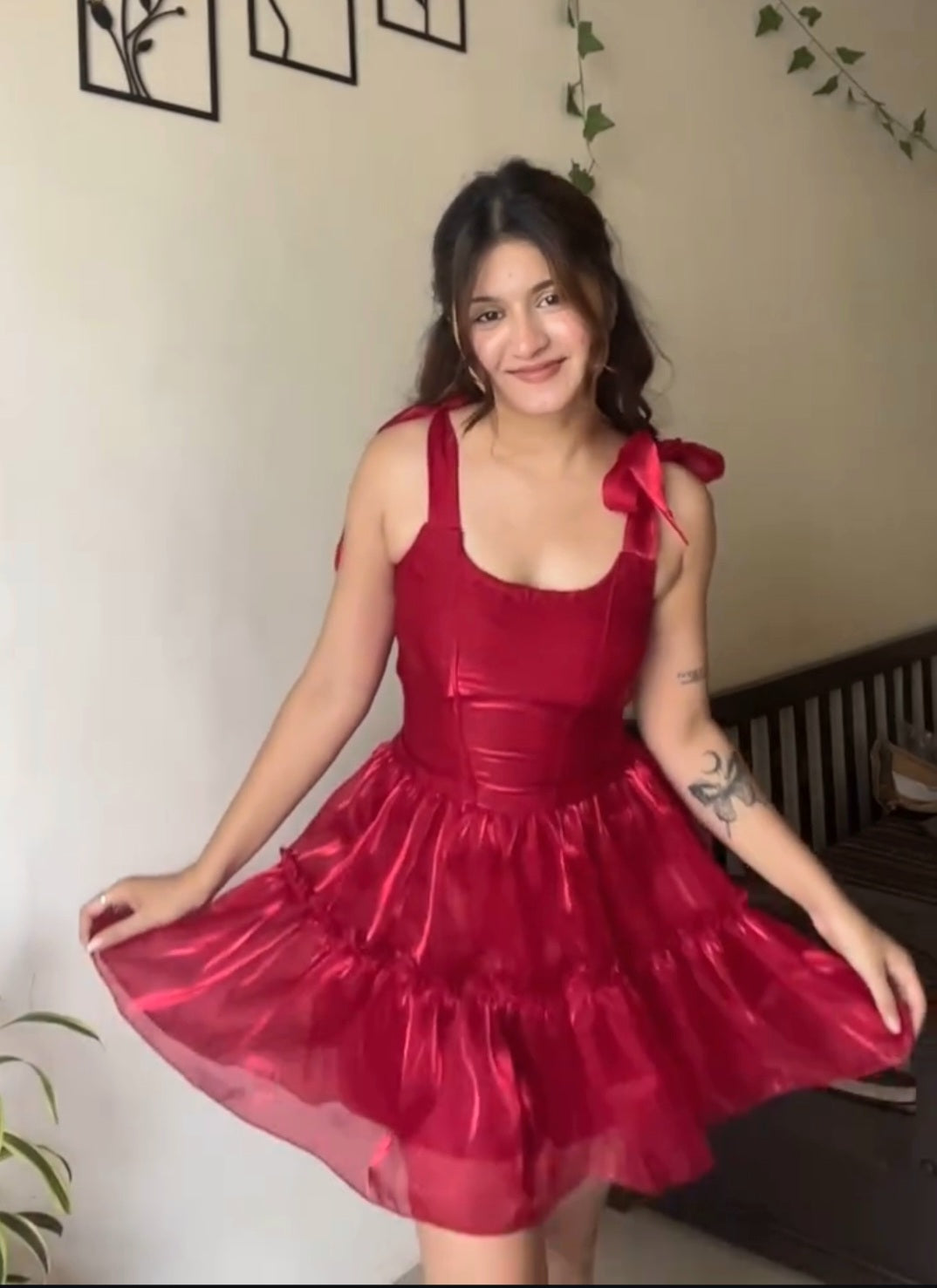 MERLE Puff Mini Dress