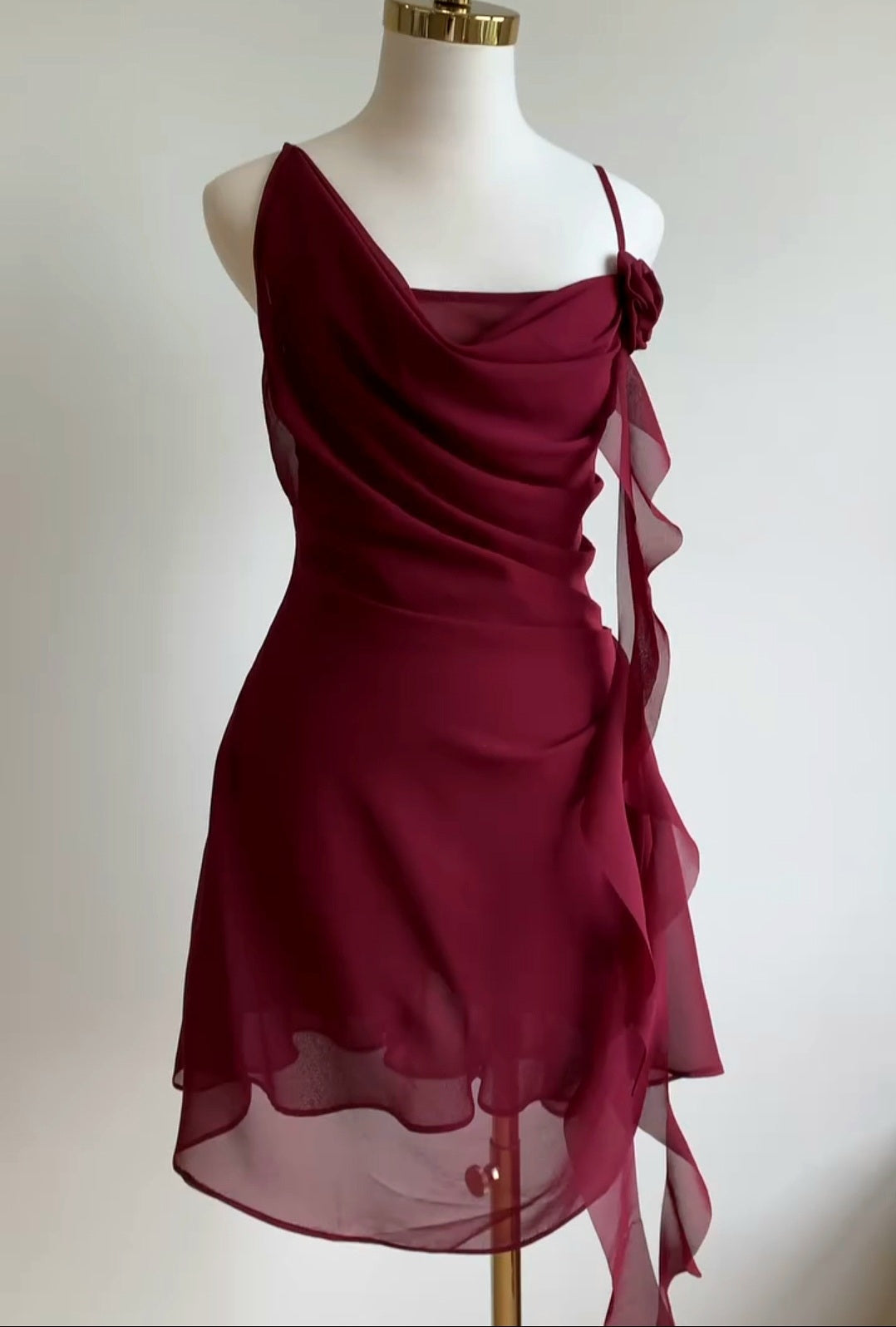 AURORA Red Mini Dress