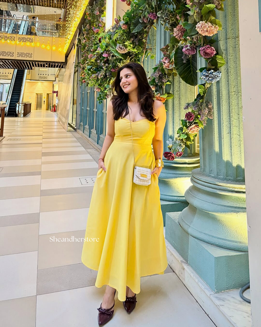 HANNAH Strapless A-Line Dress