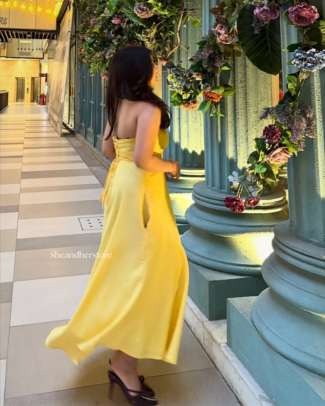 HANNAH Strapless A-Line Dress