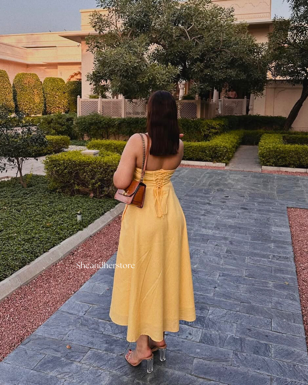 HANNAH Strapless A-Line Dress