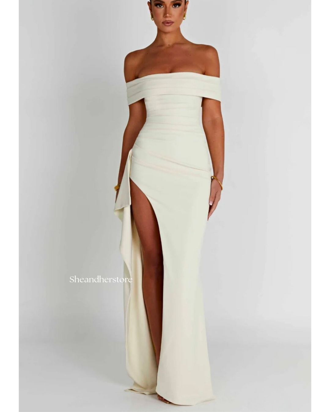 SABRINA Slit Maxi Dress