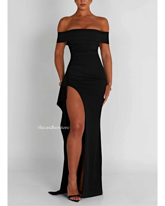 SABRINA Slit Maxi Dress