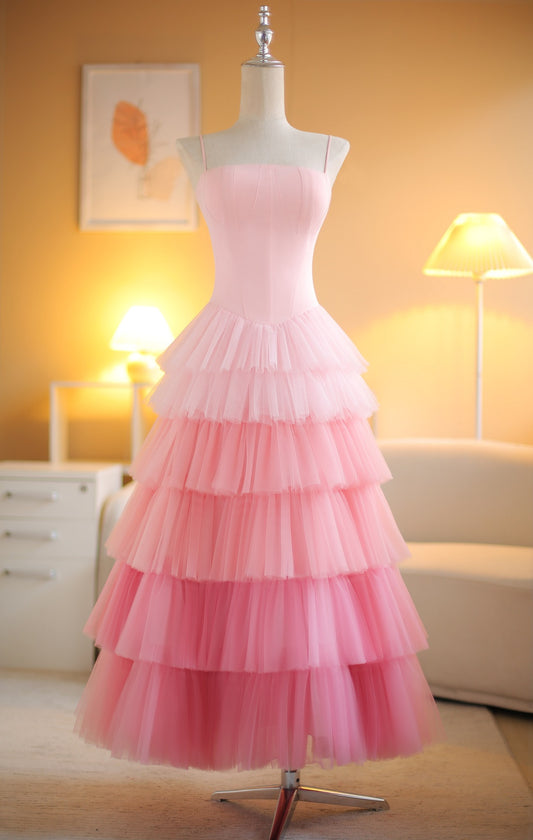 Soft Pink Princess Core Fairytale Dress